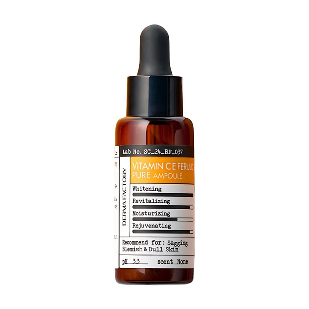 Освітлювальна сироватка для обличчя Derma Factory Vitamin C E Ferulic Pure Ampoule, 22 мл